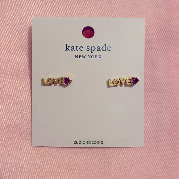 New! Kate Spade Love Earrings - Picture 5 of 6